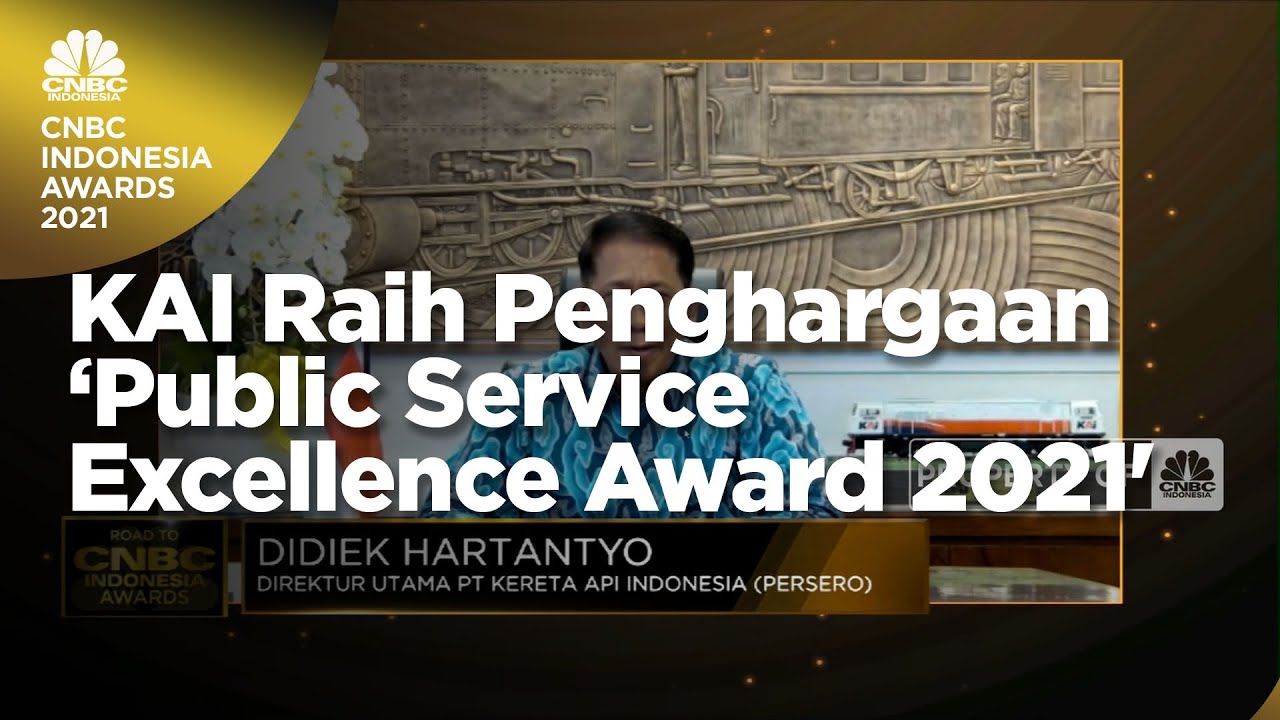 PT KAI Raih Penghargaan ‘Public Service Excellence Award 2021'