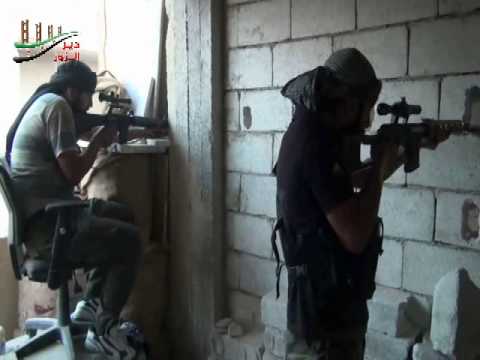 قنص عناصر النظام في حي الجبيلة من قبل ألوية أحفاد الرسول في دير الزور