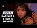 Govinda Saves Karisma Kapoor Child Dulaara Farida Hindi Action Movie