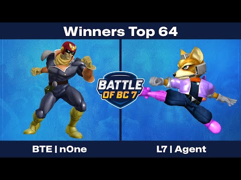 BTE | n0ne (Captain Falcon) vs L7 | Agent (Fox) - Winners Top 64 - Melee Singles | BoBC7
