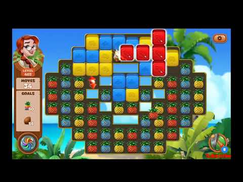 Lost Island Blast Adventure Level 465 NO BOOSTERS - A S GAMING