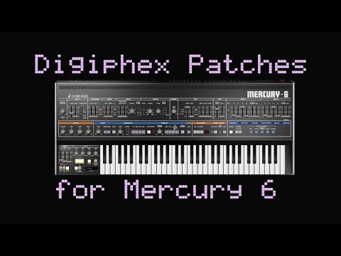 Cherry Audio Mercury 6 Patches, AFX, Boards of Canada, Squarepusher