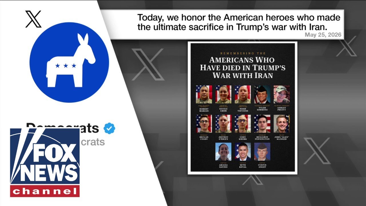 Dems UNDER FIRE for 'disgusting,' now-deleted Memorial Day post
