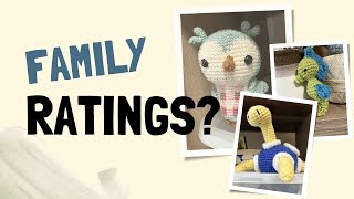 My Family Rates My Crochet - 2025 Edition!
