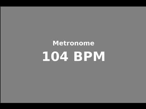 Metronome - 104 BPM - 4/4