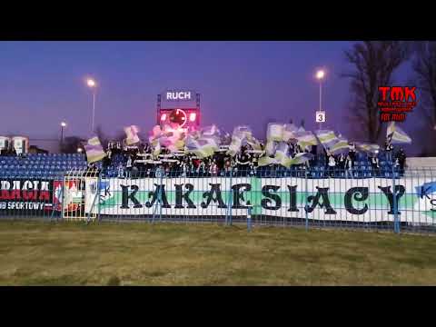 "Kakaesiacy w Chorzowie" - Oprawa KKS Kalisz w meczu w Chorzowie z Ruchem 27.03.2022