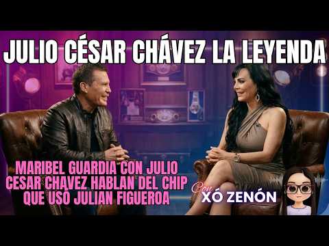 Maribel Guardia and Julio Cesar Chavez talk about the chip that Julián Figueroa used #juliánfigueroa