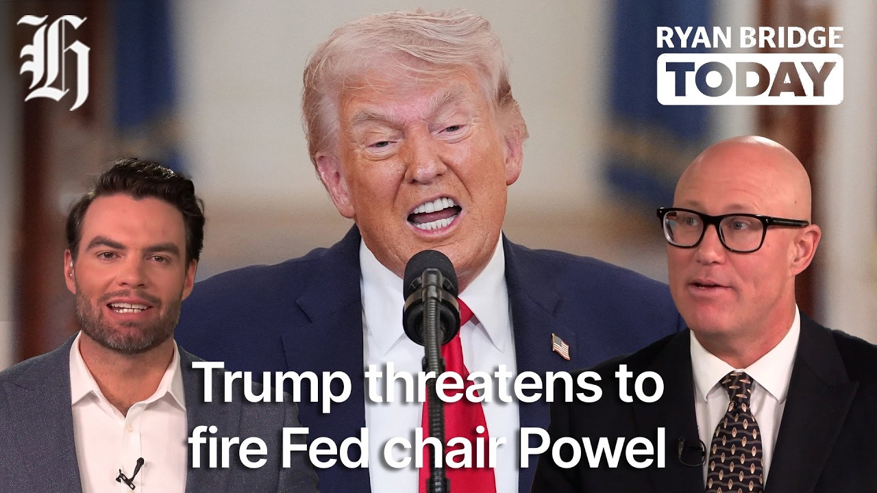 Trump threatens to fire Fed chair Powell; Comvita's multibillionaire backer | Ryan Bridge TODAY