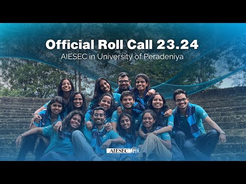 Official Roll Call 23.24 | AIESEC in University of Peradeniya