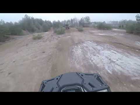 cfmoto 625 on gnarly Enduro trails