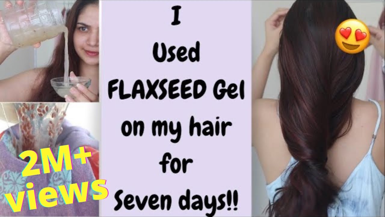 I used FLAXSEED Gel on my hair for 1 week and this happened....