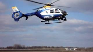 preview picture of video 'EC 135 Polizei Hubschrauber'