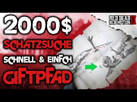 2000$ Schatzkarte Giftpfad Guide - Red Dead Redemption 2 Deutsch Tipps & Tricks