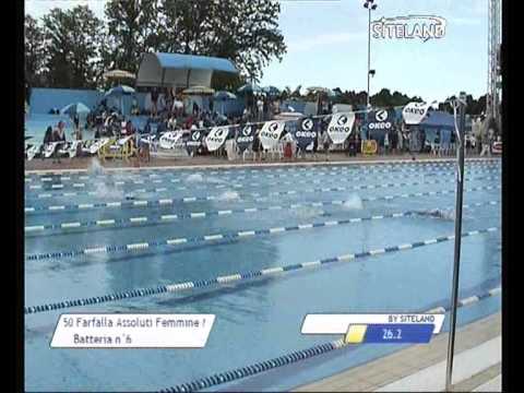 Serie 4 dei 50 Farfalla  Assoluti Femmine Master - 13 Memorial Andrea Bettiol