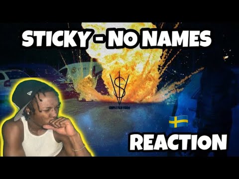 AMERICAN REACTS TO SWEDISH DRILL RAP! Sticky - No Names (ENGLISH SUBTITLES)