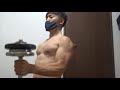 ダンベル12.5Kgで腕上がらんくなるまで追い込むトレーニング!【自宅で筋トレ・上腕二頭筋】biceps muscle training