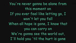 Never goona be alone by Nickleback with lyrices ENJOY!!!