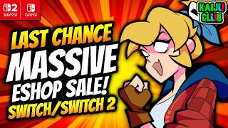 The MASSIVE ESHOP SALE ENDS SOON! Nintendo Switch/Switch 2 Deals!
