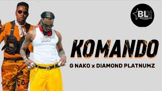 G Nako x Diamond Platnumz - Komando (Lyrics Video)