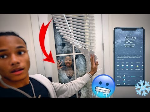 I LOCKED YANNI OUTSIDE DURING ICE STORM *GOT MY LICK BACK*