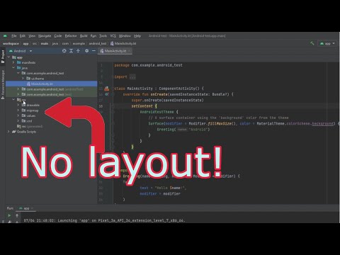 res/layout folder missing in Android studio - how to fix