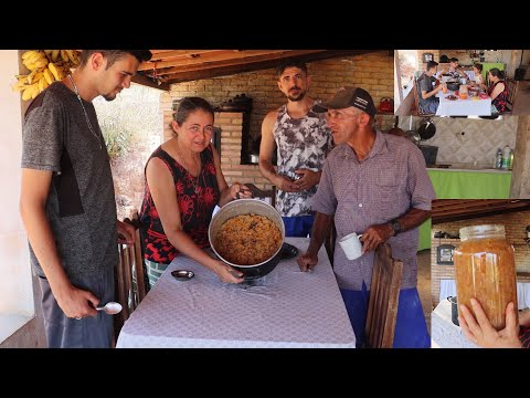 Tasting the dessert + Family lunch
