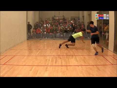 What a Racquetball Rally between Miranda (BOL) and Fernandez (MEX)