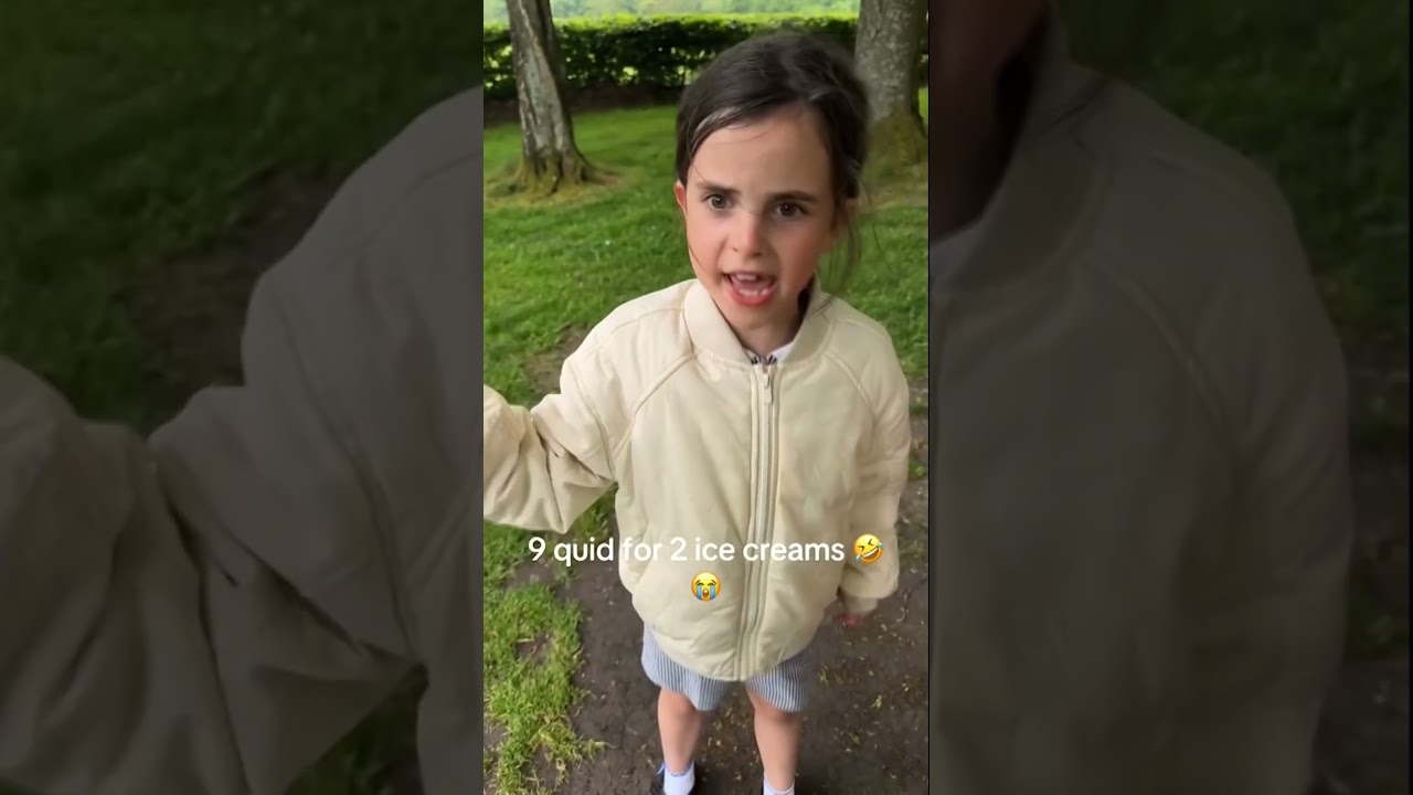 Eight-year-old twins rant over ice cream prices in Burnley, England goes viral - YouTube
