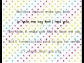 Between The Trees - Miss You lyrics