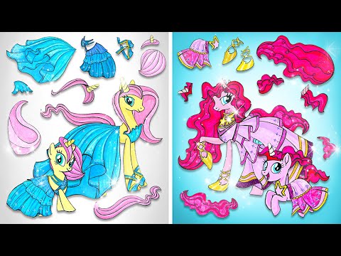 How To Make Stunning Outfits For Paper Unicorns | FUN DIY🦄