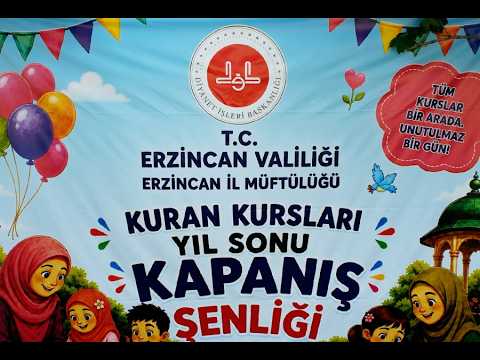 Kur’an Kursları Yıl Sonu Kapanış Şenliği 10.06.2026