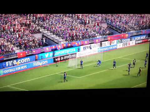 Schönes Eckballtor.