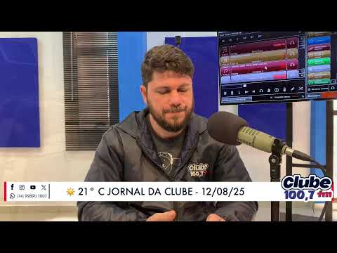 Jornal da Clube - 12/08/2025 - Edição do Almoço