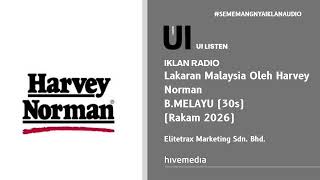 Download lagu Iklan Radio - Lakaran Malaysia Oleh Harvey Norman (B.Melayu | 30s | Rakam 2026) mp3