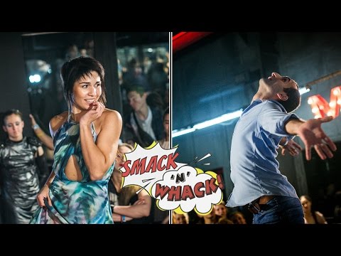 Smack'n'whack 2016, Waacking Pro - Alan (I.H.O.W) VS Zlata Maslo (I.H.O.W) (first round)