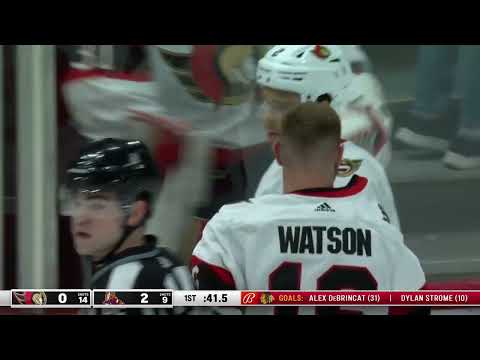 NHL Fight - Senators @ Coyotes - Watson vs Crouse - 05/03/2022