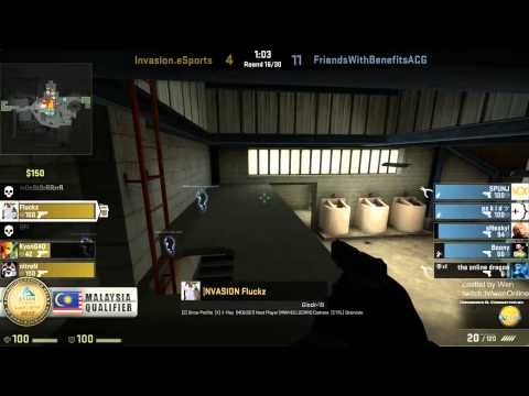 Asian Cyber Games CS:GO Malaysia QUALIFIER Invasion.Esports vs FriendswithBenefits