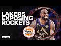 How The Lakers Exposing The Rockets Offensive Struggles The Hoop Collective