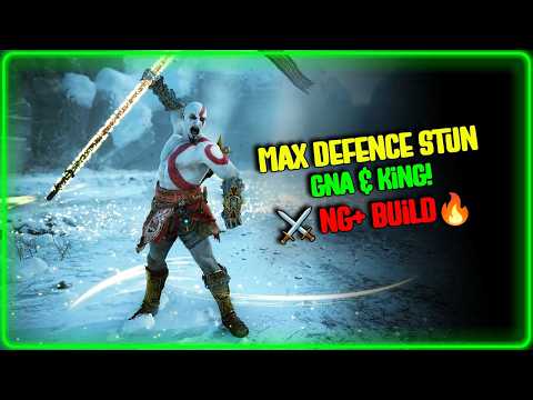 Max Defence & Stun OP Build vs Gna + King Bosses | NG+ GMGOW God of War #opbuild #bestbuild #gmgow