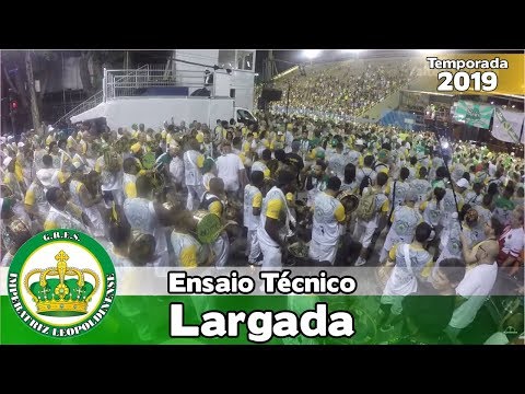 Imperatriz 2019 - Bateria no ensaio técnico (Largada) - Apoteose ao vivo - #ET19