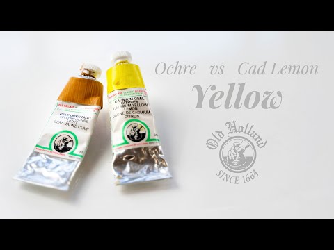 Ochre vs Cadmium Lemon Yellow