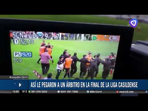 Jugador de la liga casildense le pegó al árbitro tras su expulsión