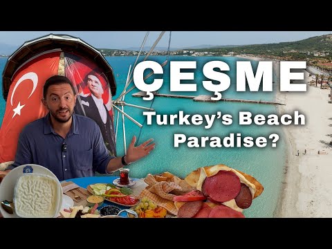 ÇEŞME TURKEY | Swimming, Street Food & Nightlife in the Turkish Riviera