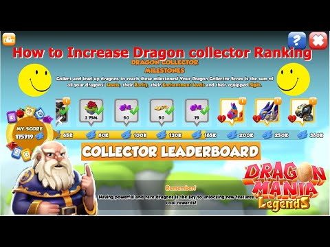 How to Increase Dragon Collector Leaderboard Ranking-Dragon Mania legends | DML