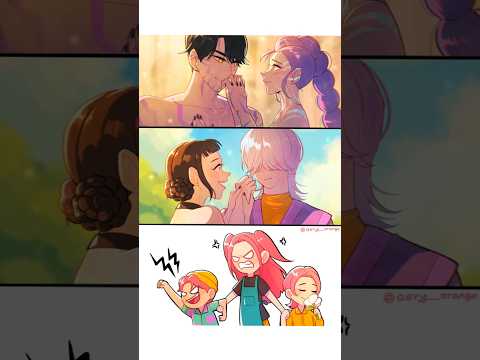 The Difference 😝✨[HUNTRIX x SAJA BOYS]❤️#kpopdemonhunters #rujinu #miromabby #zoeystery