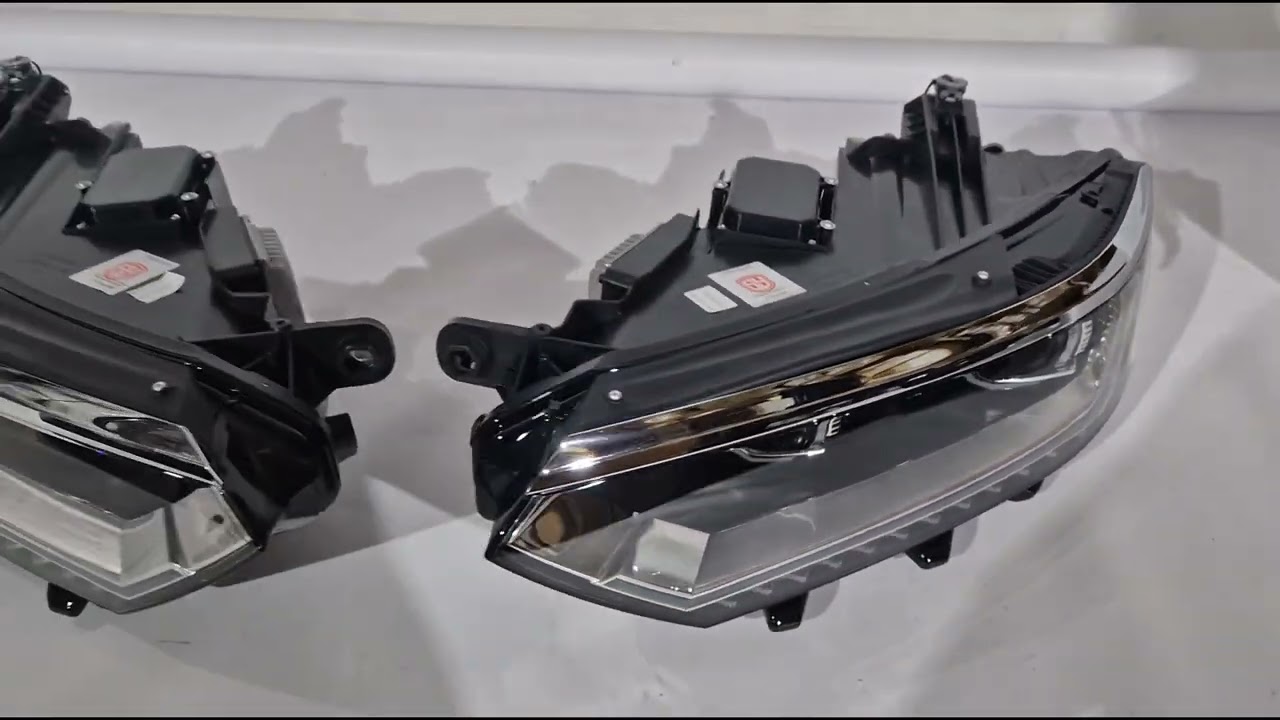 Volkswagen Passat B8 2015–2023 Sprednji žarometi Full LED (za EU, 2019-2023, 2 kos) Video 1