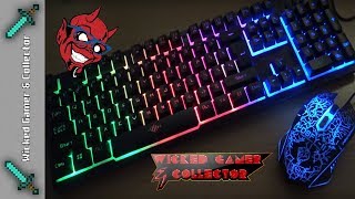 Low budget RGB Gaming Keyboard & Mouse K13 | Is it any good ?