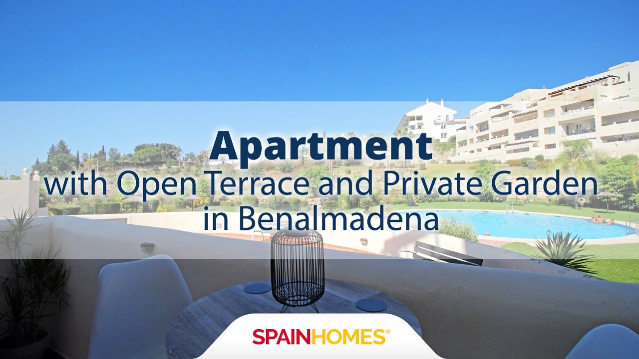 Apartment with Open Terrace and Private Garden in Benalmadena