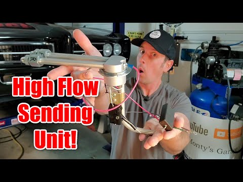 How to remove and install a Fuel Tank and Sending Unit. New High Flow RobbMC Fuel Pickup.