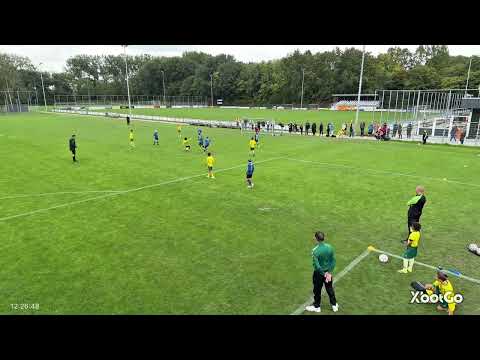 Rijnmond Hoogvliet sport jo12-1 vs DJS JO12-1. 4-13